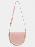 Bolso Crossbody Calvin Klein Semicircular  Logo front ‘Rosa claro’