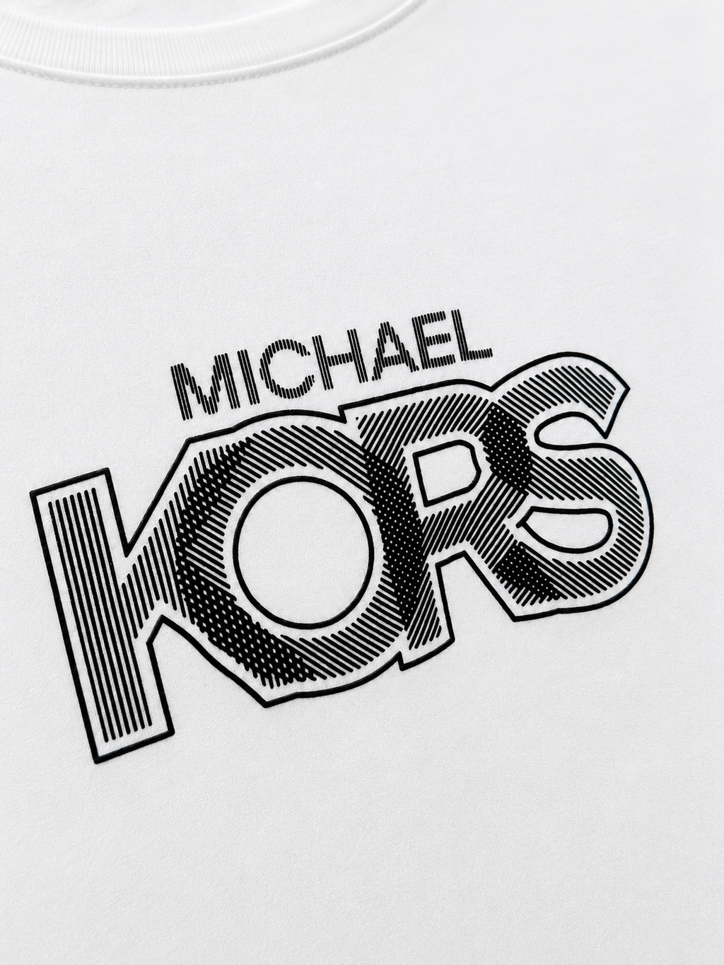 Polera Michael Kors logo relieve  ‘Blanca’