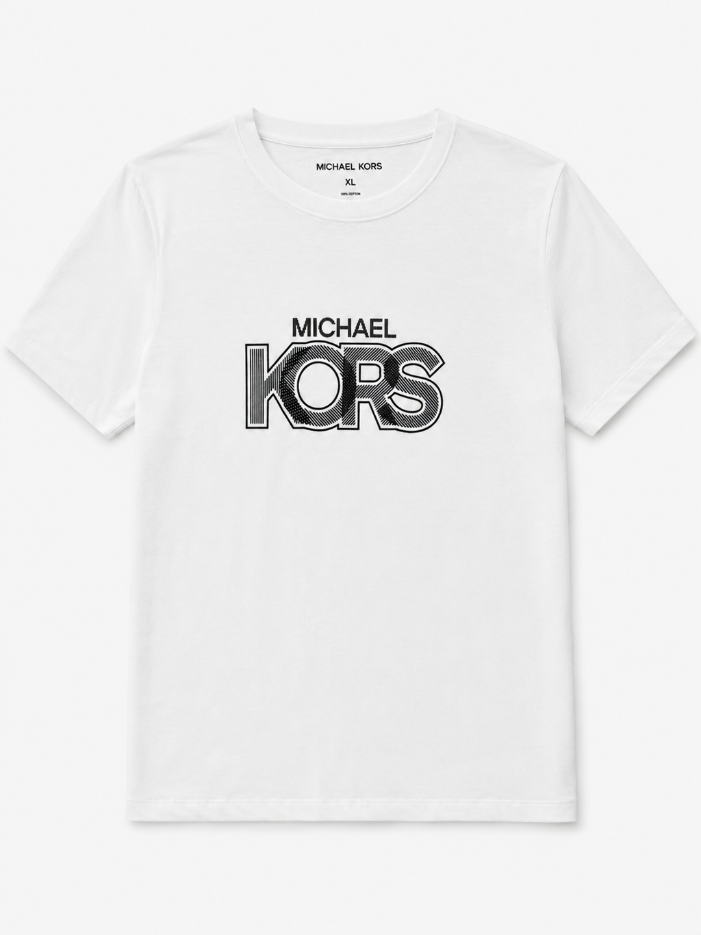 Polera Michael Kors logo relieve  ‘Blanca’