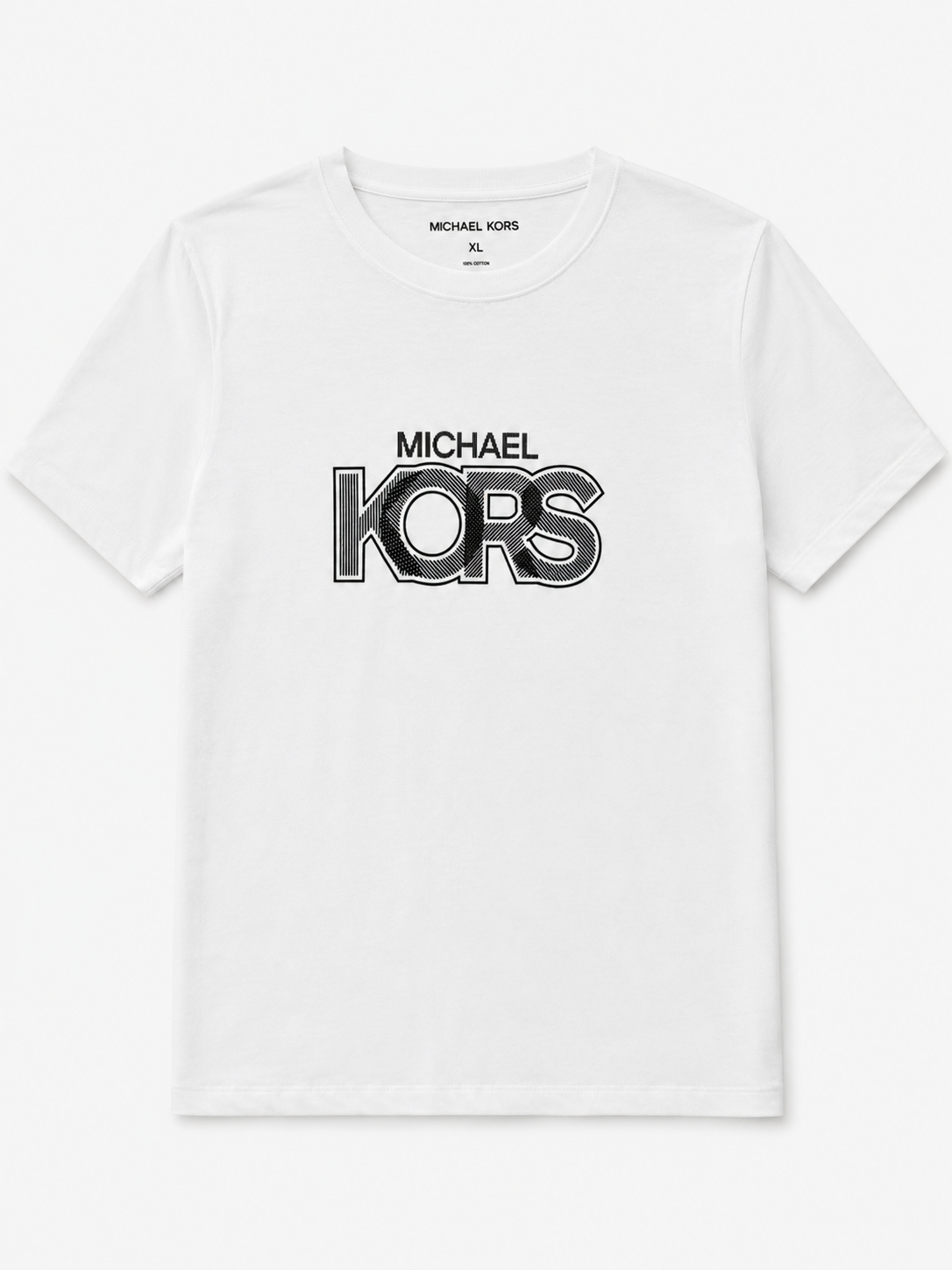 Polera Michael Kors logo relieve  ‘Blanca’