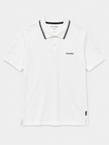 Polera Polo Calvin Klein logo bordado linea cuello  ‘Blanca’