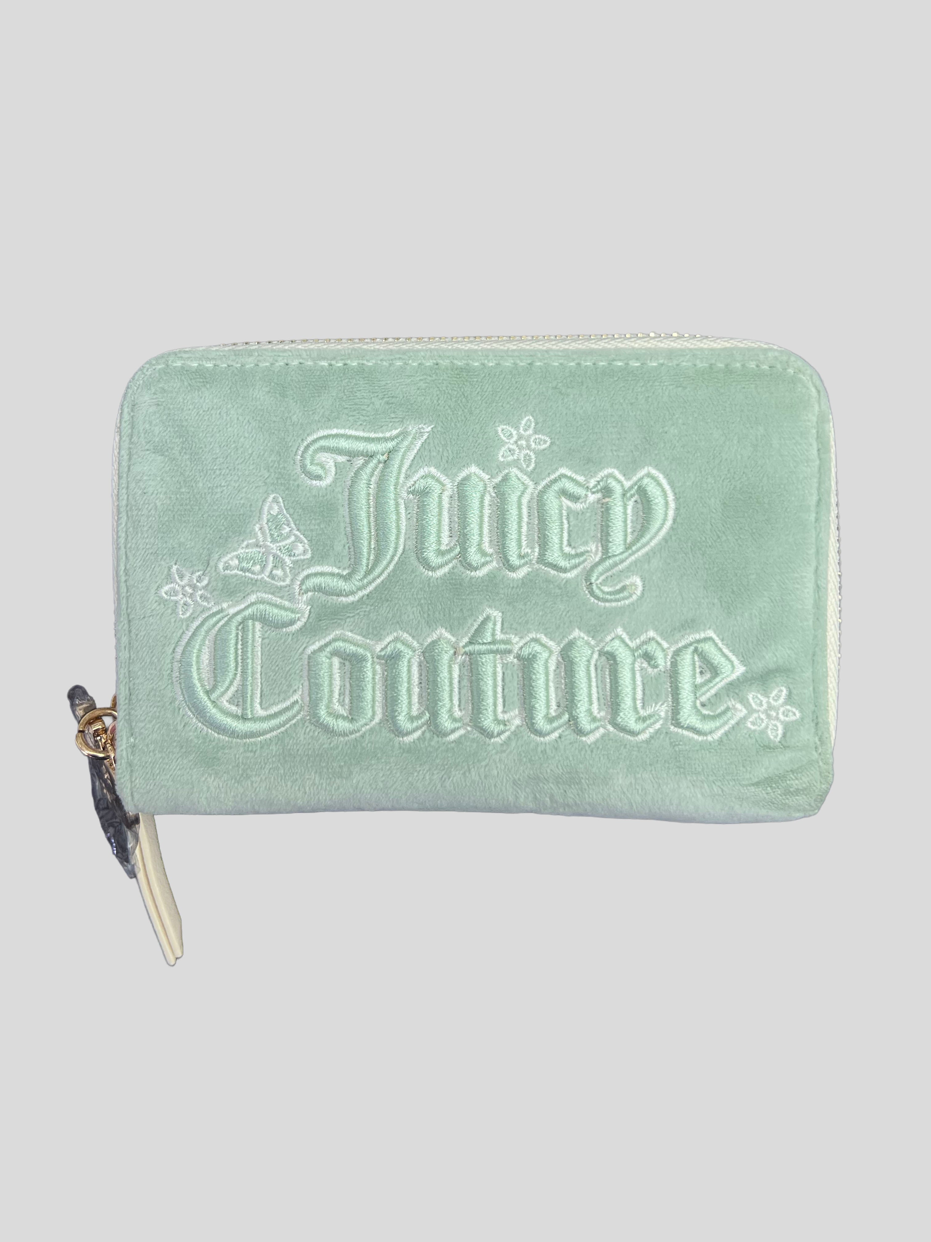 Billetera Juicy couture Plush  ´Aqua/Cream´
