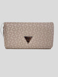 Porta documentos Guess Logo hebilla Triangl ‘Rosa claro’
