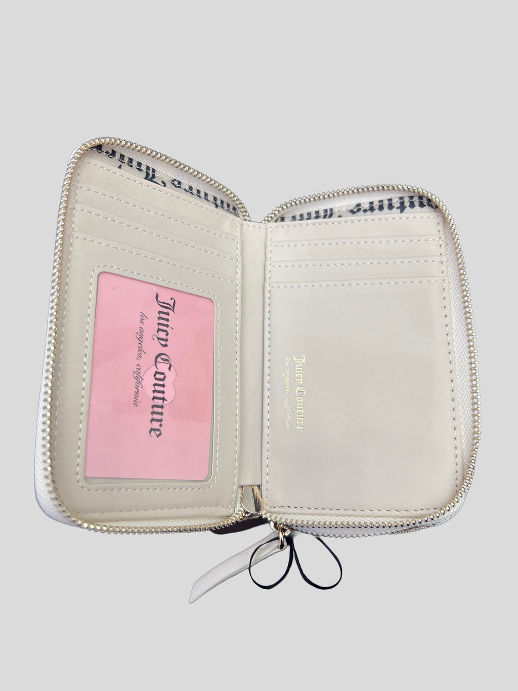 Billetera Juicy couture Plush  ´Aqua/Cream´
