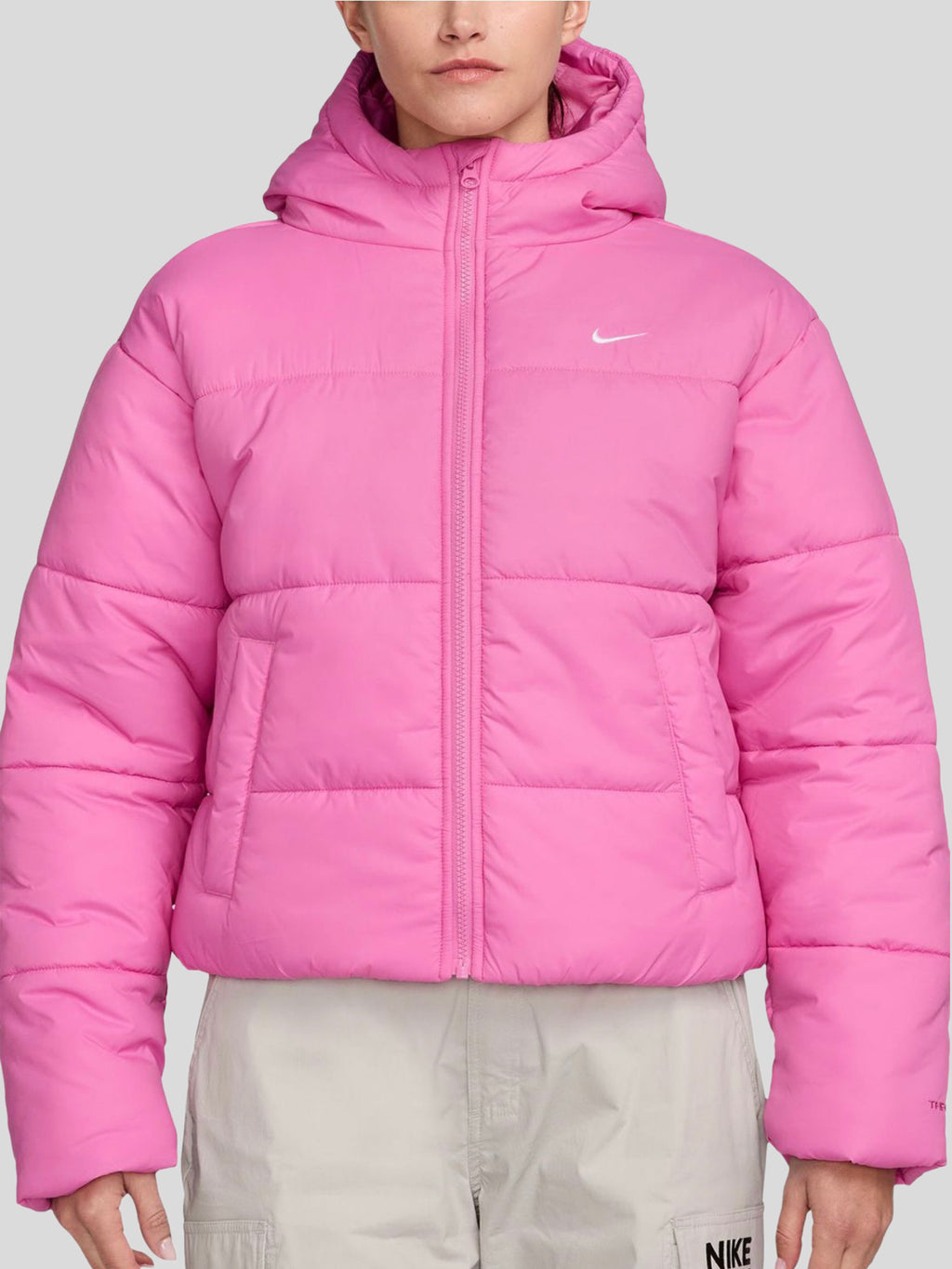 Chaqueta Nike Swoosh bordado Therma Fit Mujer 'Fucsia'