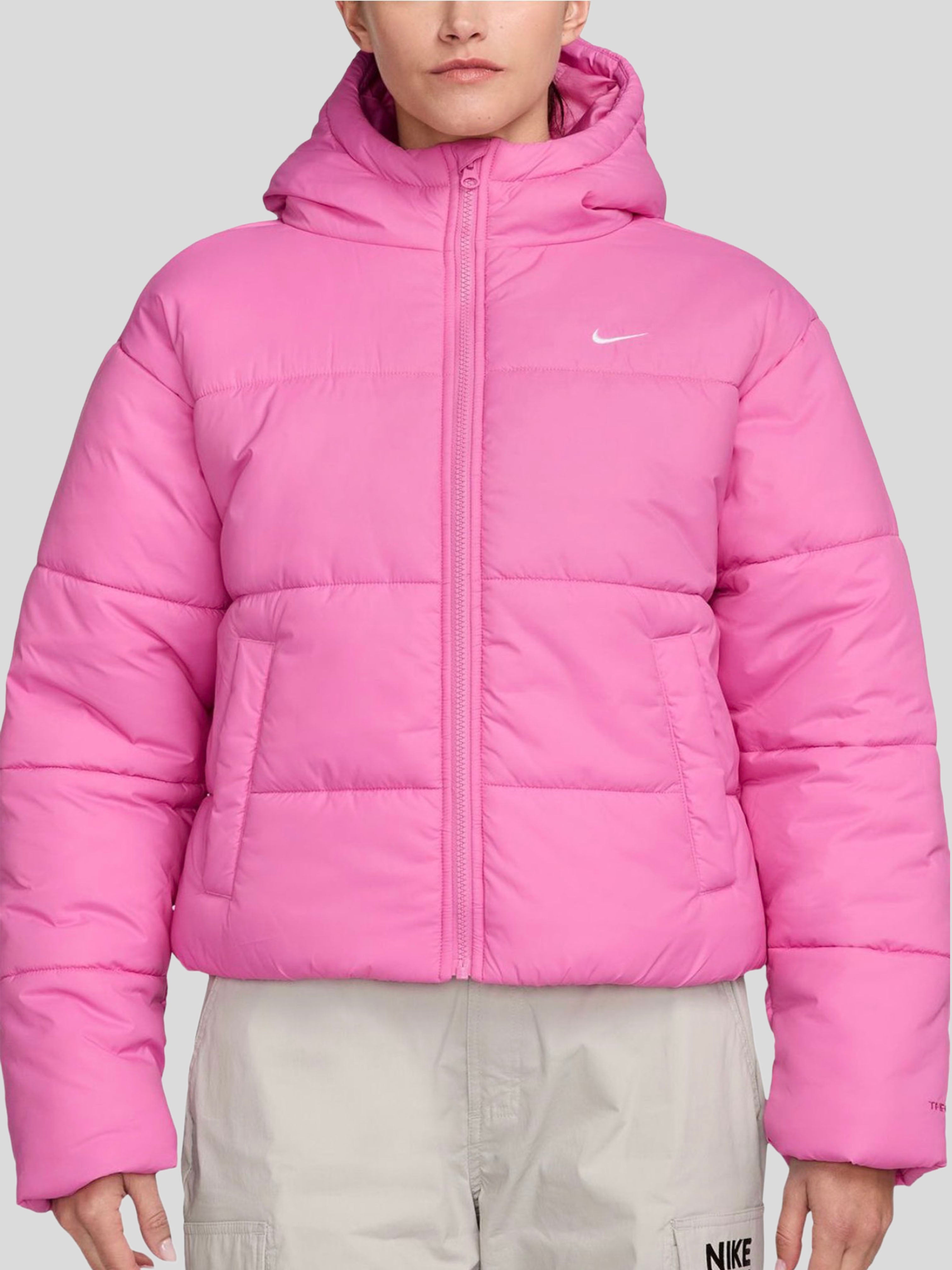 Chaqueta Nike Swoosh bordado Therma Fit Mujer 'Fucsia'