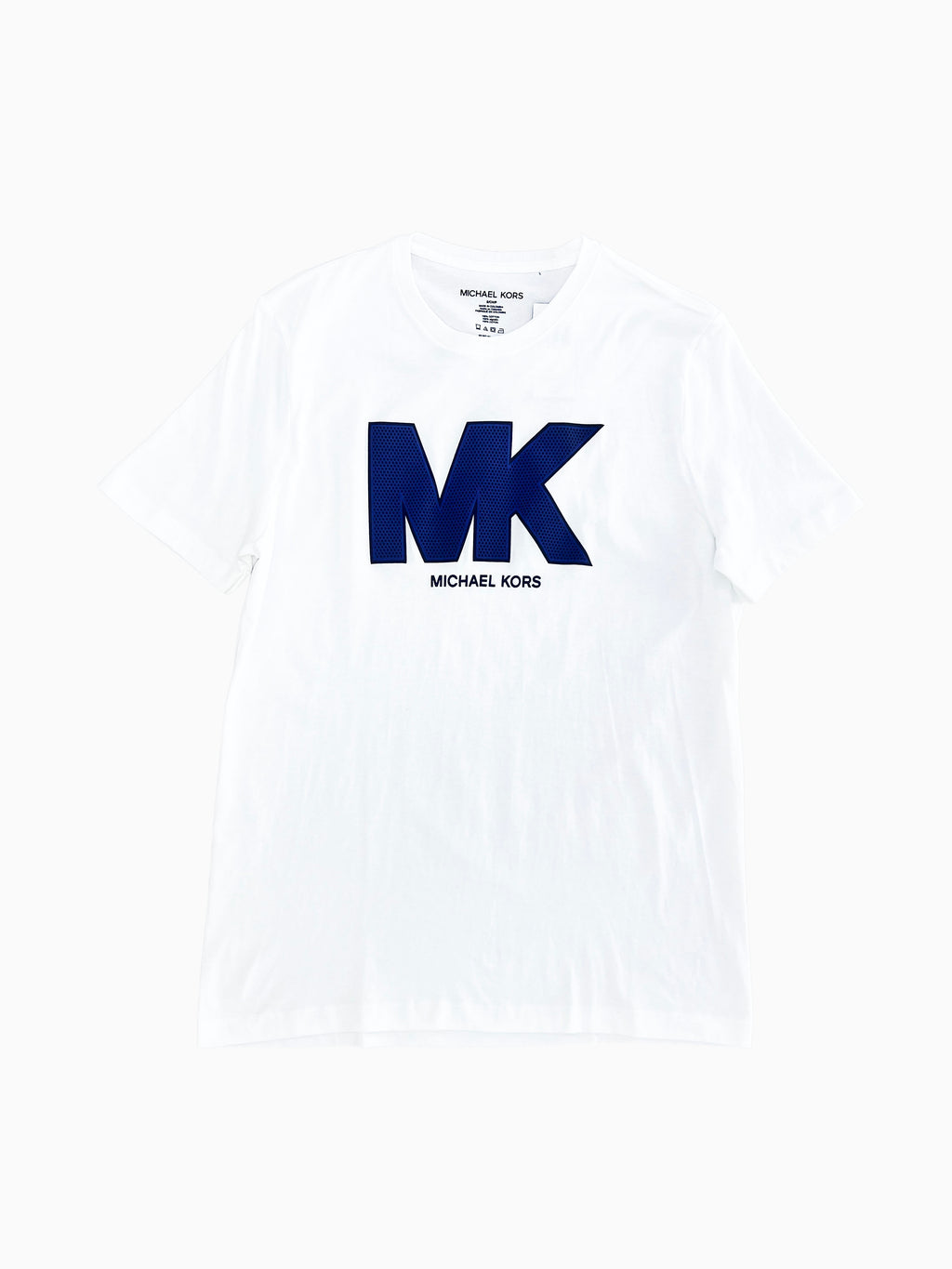 Polera Michael Kors C/logo engomado ‘blanca C/azul’