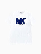 Polera Michael Kors C/logo engomado ‘blanca C/azul’