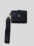 Tarjetero Juicy couture broche corazón c/straps ´Negro´