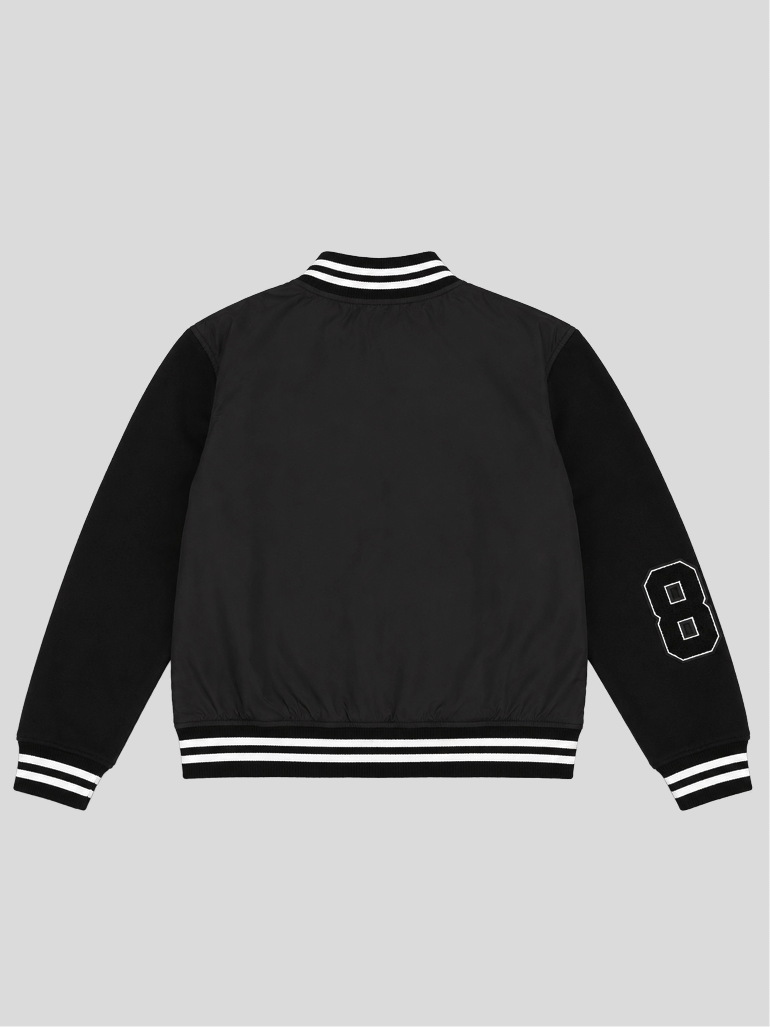Chaqueta Varsity Guess Log bordado Patch ’Negra’