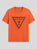 Polera Guess Logo en Triángulo ‘Naranja’