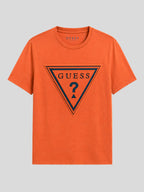 Polera Guess Logo en Triángulo ‘Naranja’