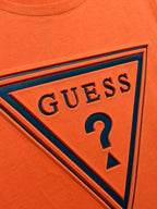 Polera Guess Logo en Triángulo ‘Naranja’