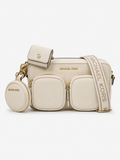 Bolso Crossbody Michael Kors c/accesorios ‘Beige’