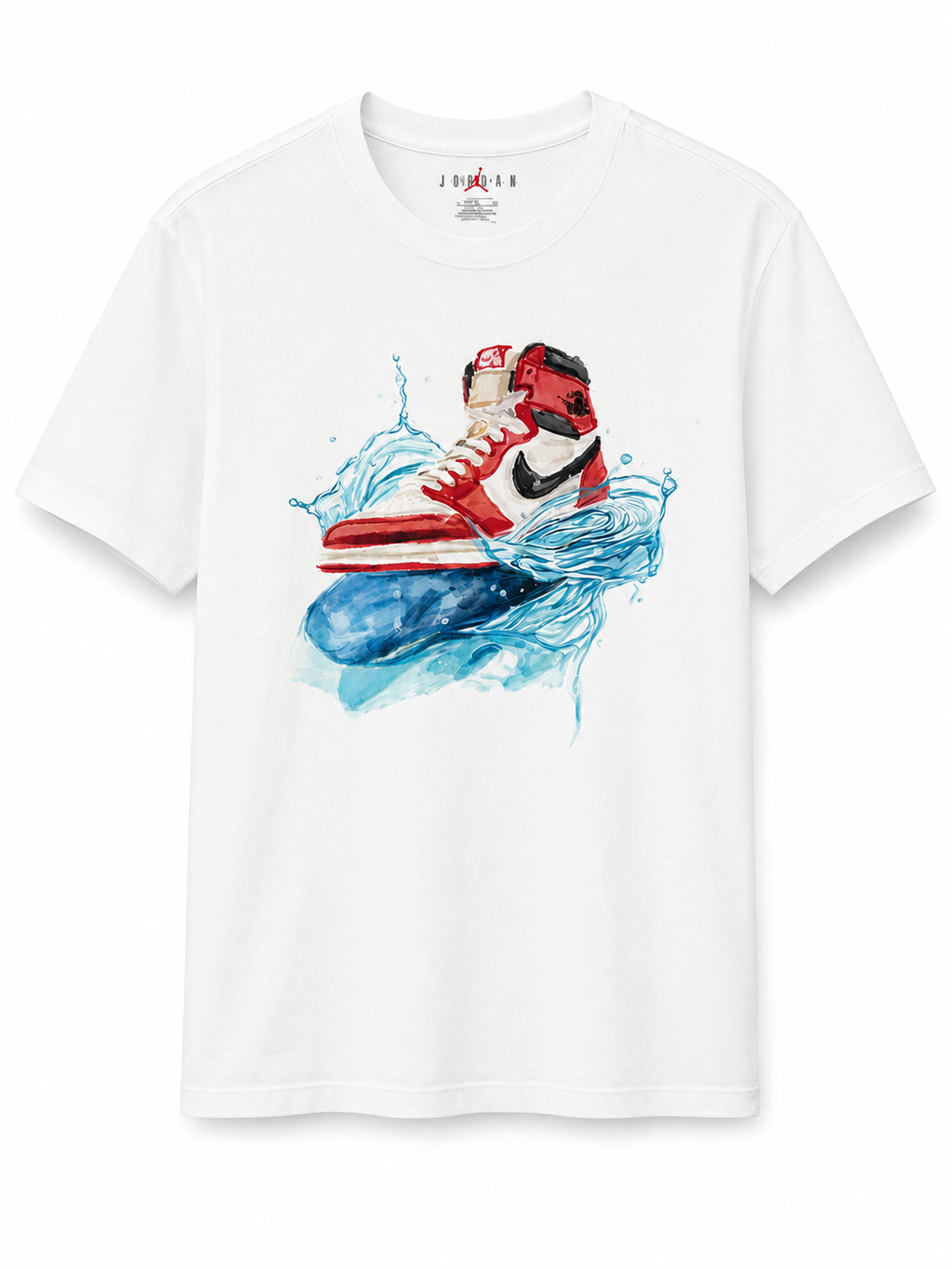 Polera Air Jordan 1 Chicago Paint  ‘Blanca’