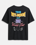 Polera True Religion multilogo back  ‘Negra’