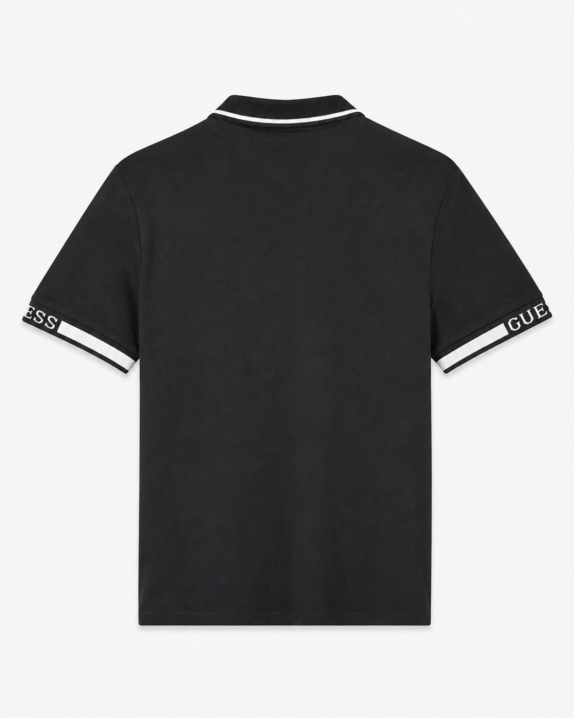 Polera Polo Guess Logos en manga 'Negra'