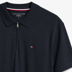 Polera Polo TOMMY HILFIGER Logo bordado c/cierre  'Azul Ocuro'