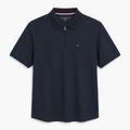 Polera Polo TOMMY HILFIGER Logo bordado c/cierre  'Azul Ocuro'