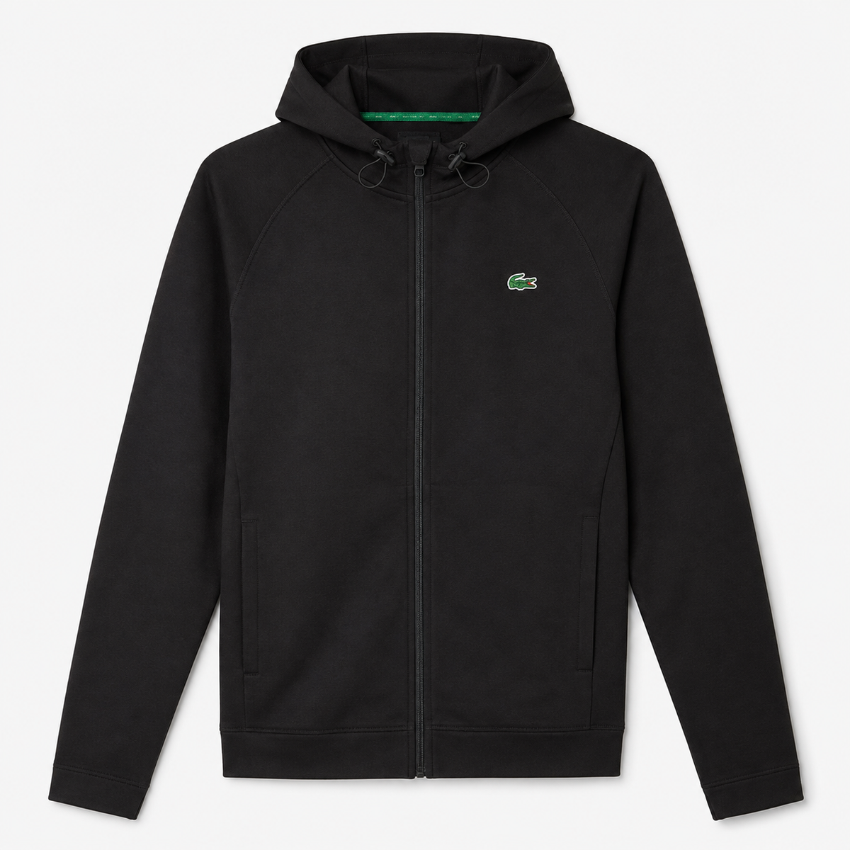 Poleron Lacoste Sport c/cierre ‘Negro’