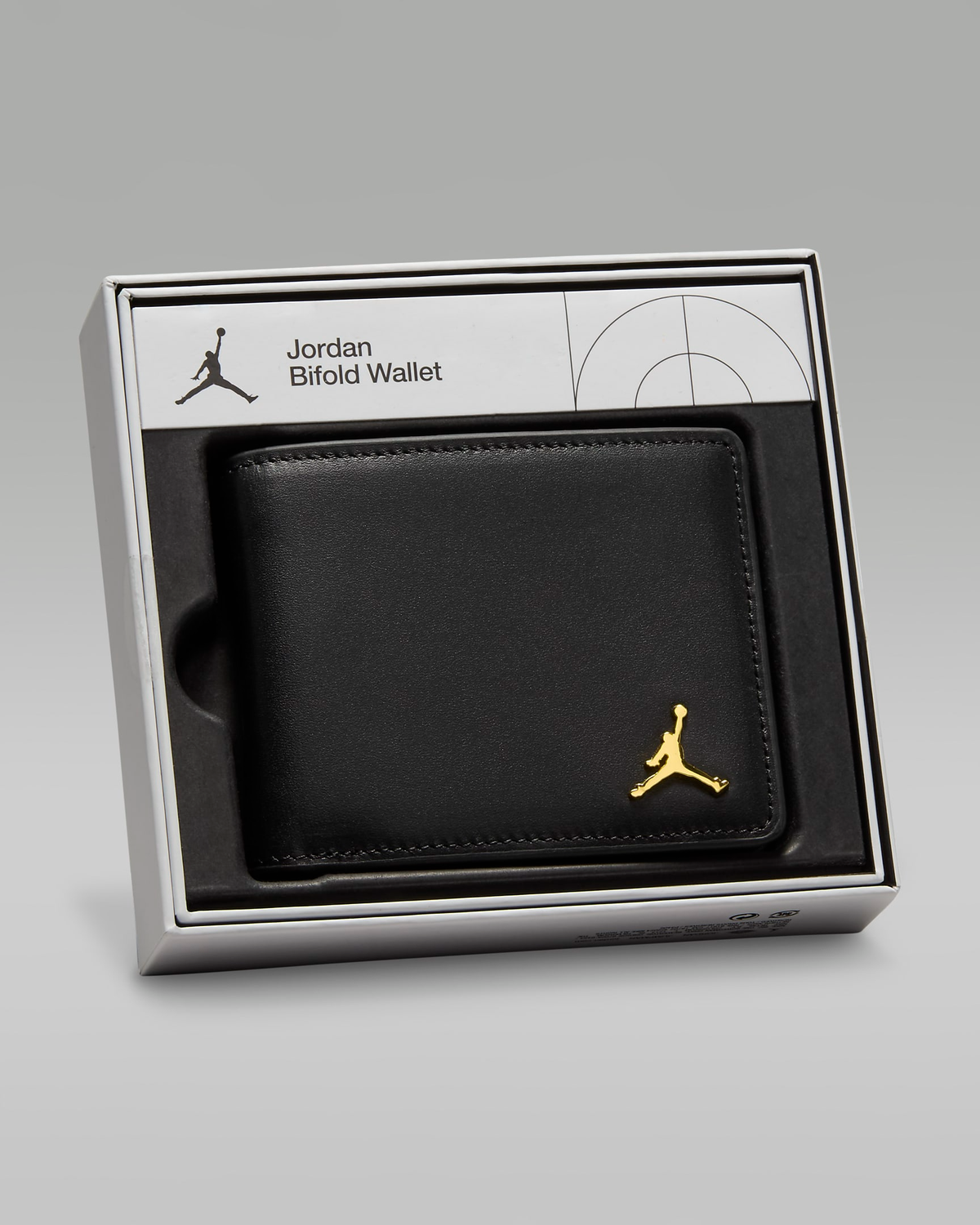 Billetera Jordan Eco cuero jumpman dorado  ‘Negra’