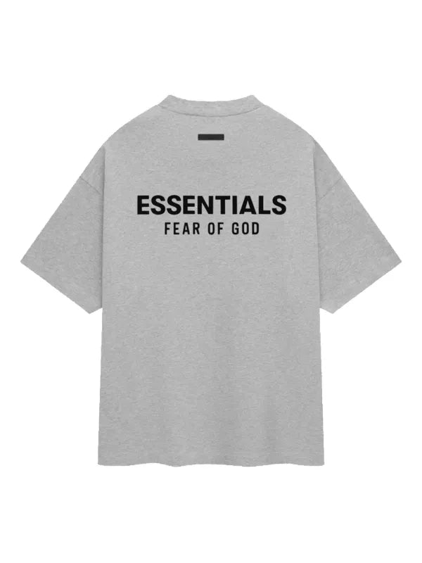 Polera Essentials Fear of God ‘gris jaspeado’