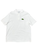 Polera Polo Lacoste logo Rug 'blanca'