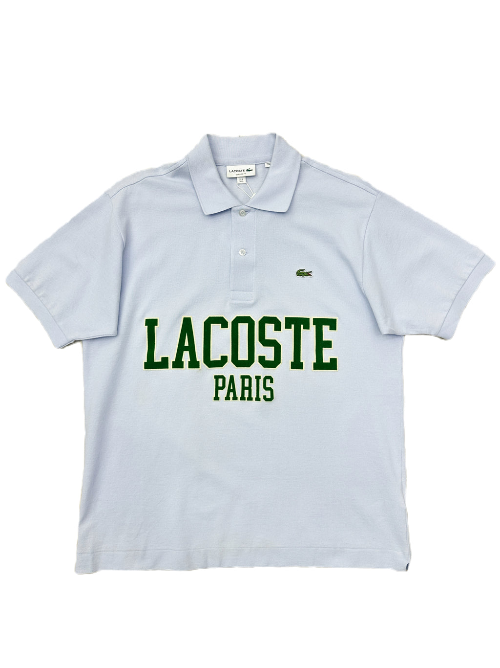Polera Polo Lacoste Paris 'Celeste'