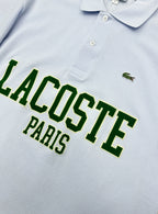 Polera Polo Lacoste Paris 'Celeste'