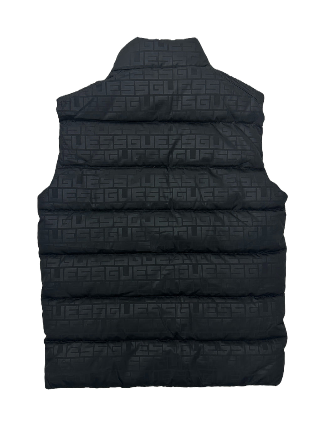 Chaqueta sin manga Guess monogram 'Negra'