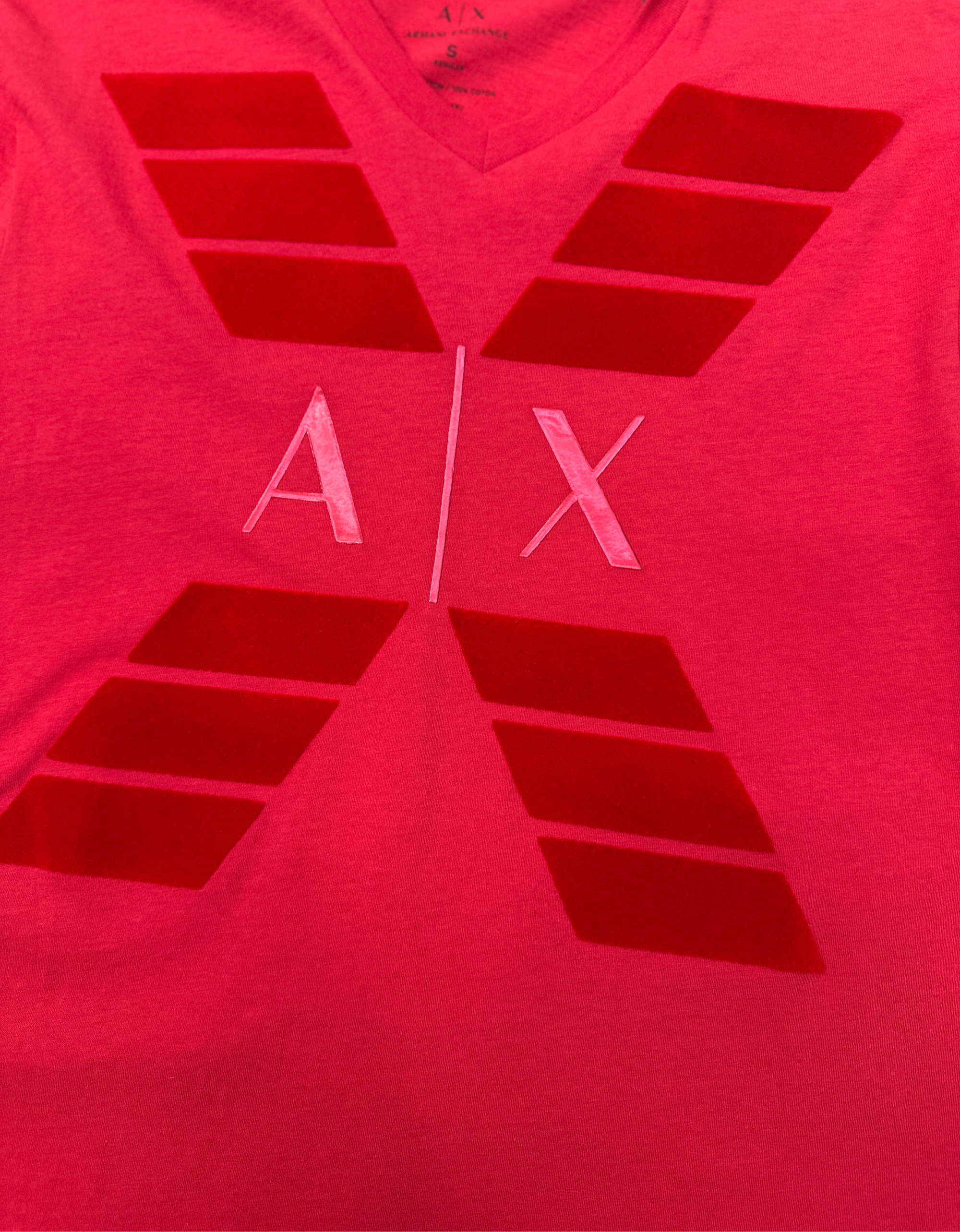 Polera Armani Exchange Logo X 'Roja'