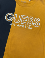 Polera Guess Bicolor Lo Bordado 'Negro/Amarillo'
