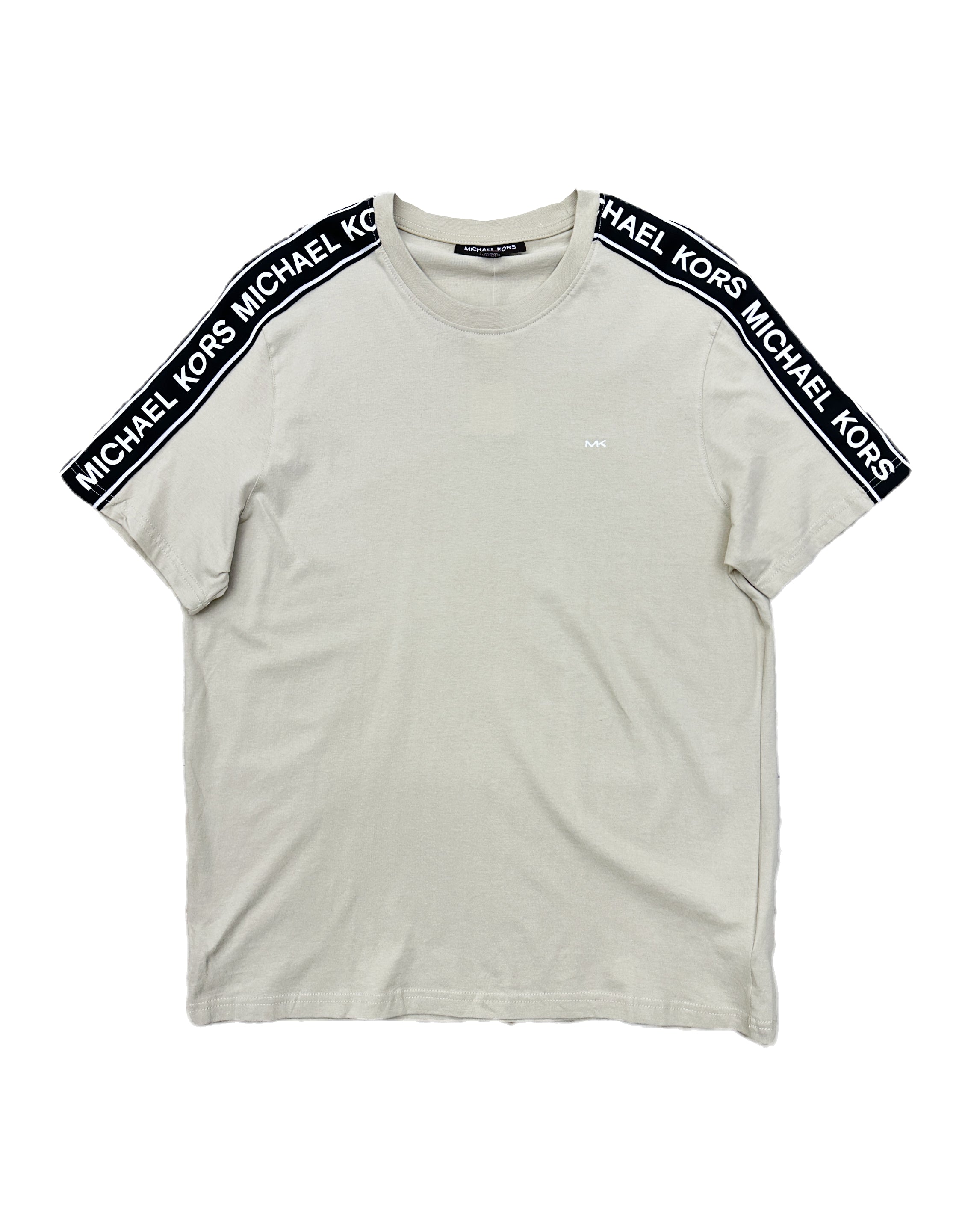 Polera Michael Kors Logo Rubber Hombro 'Beige'