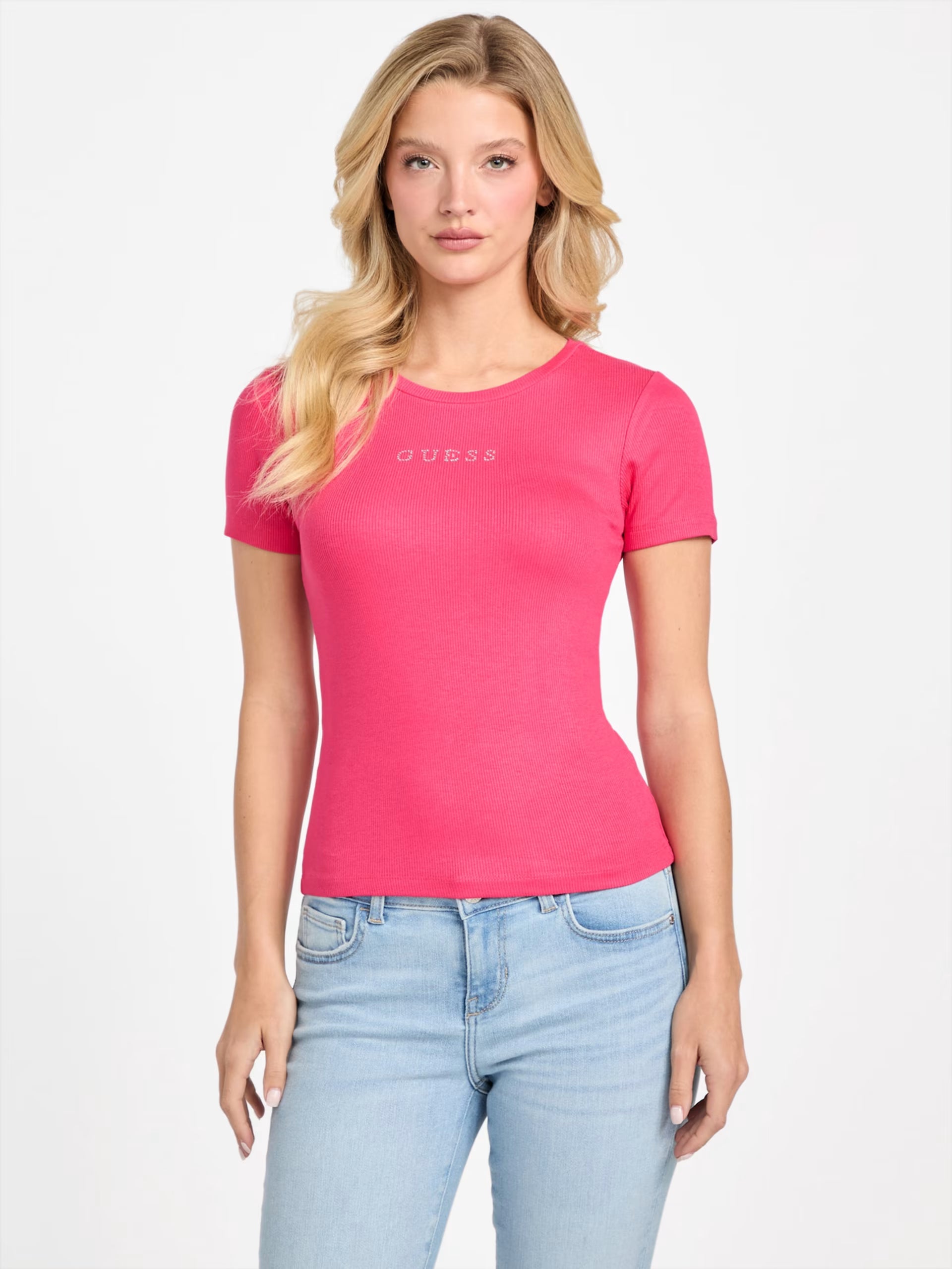 Polera D/Hilo Guess ‘Fucsia’
