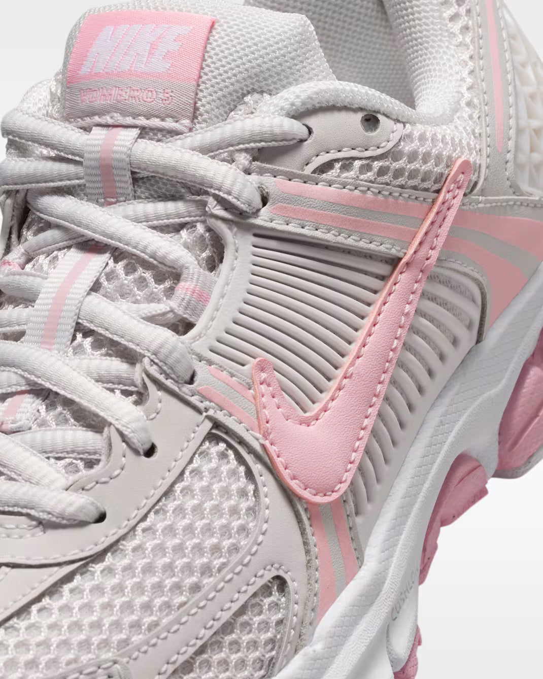 Zapatillas Nike Vomero 5 Gs ‘blanco/rosado’ Sin caja