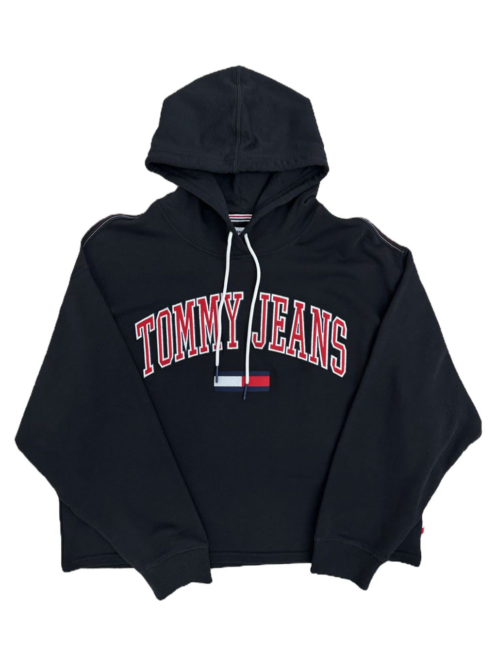 Poleron Tommy Jeans Mujer bordado 'Negro'