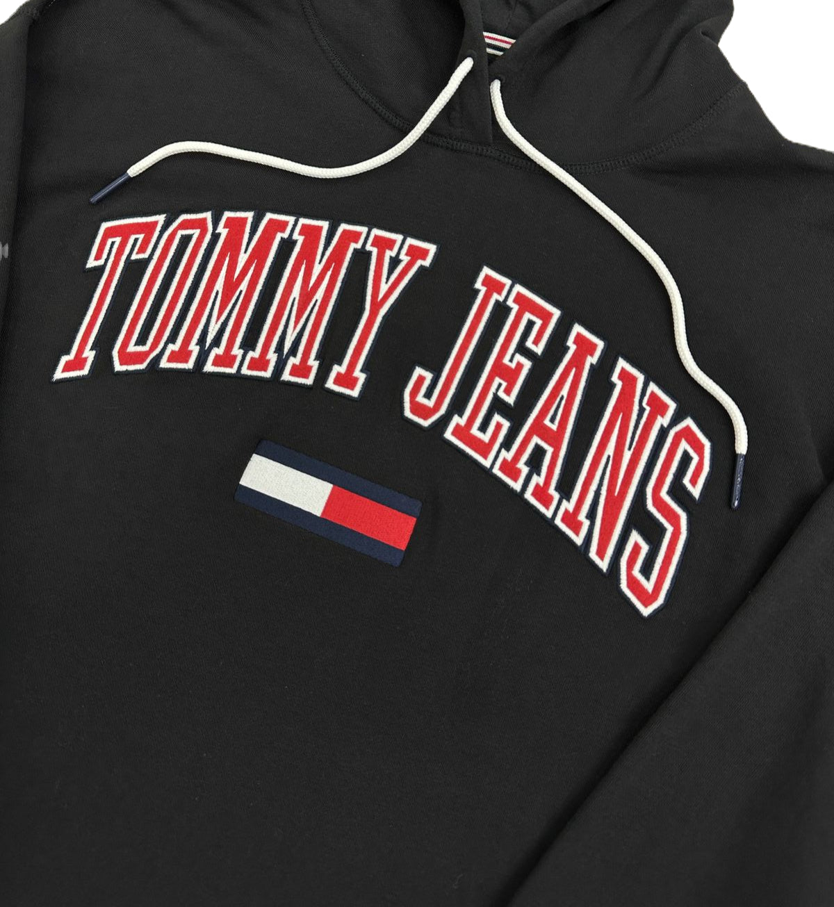 Poleron Tommy Jeans Mujer bordado 'Negro'