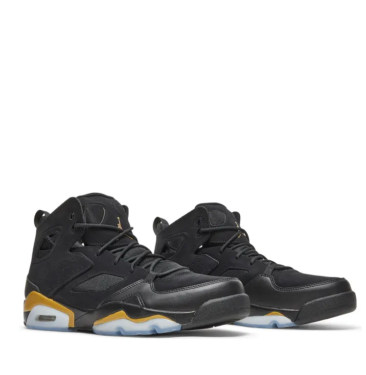 Zapatilla Jordan Flight Club 91 'Black Metallic Gold'